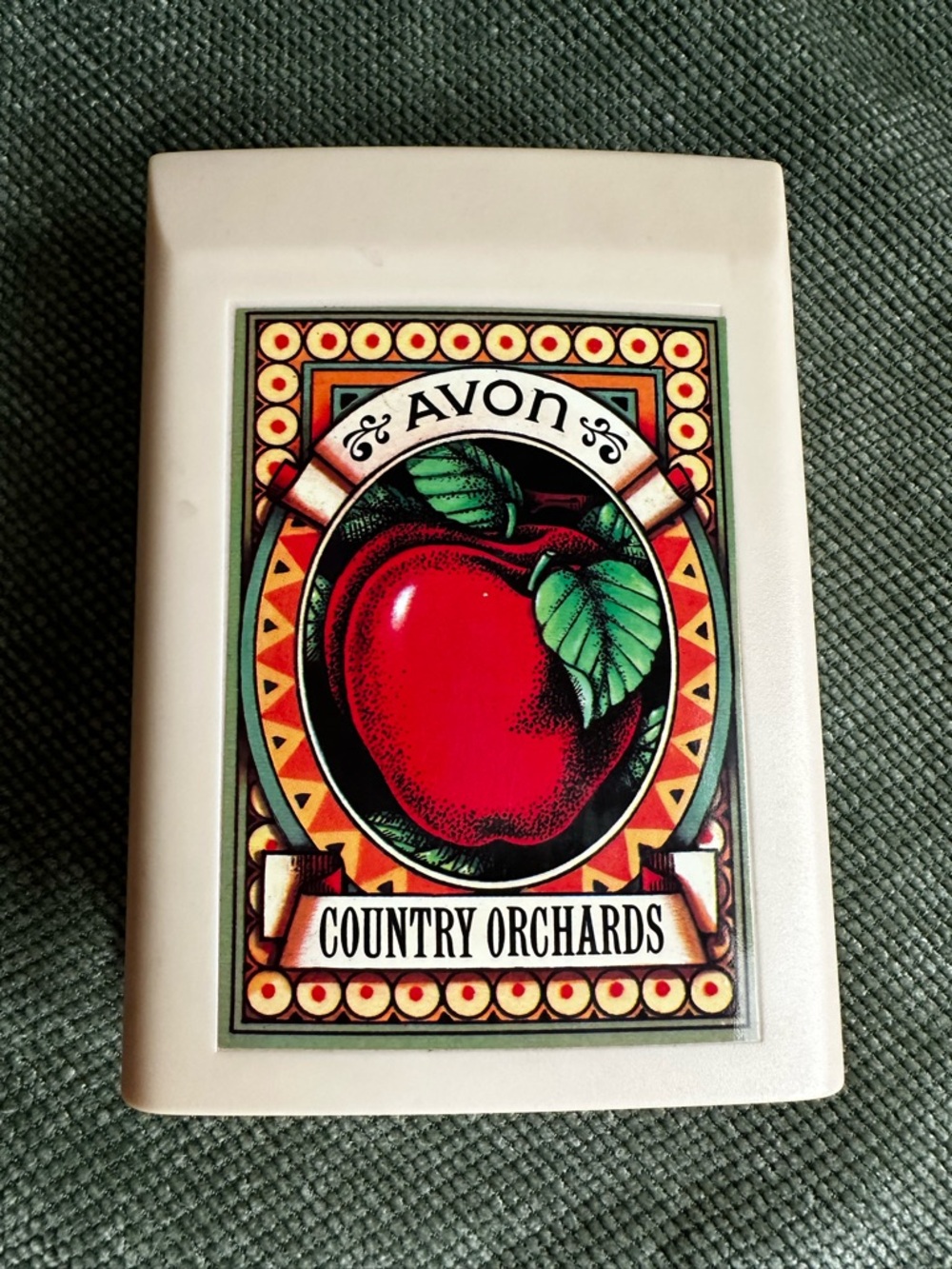 Vintage Avon Country Orchards food scale